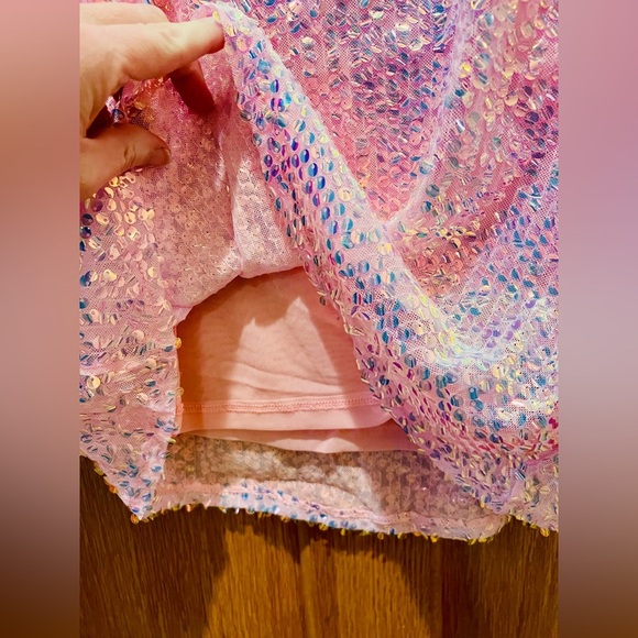 NWT Dolls Kill Club EXX Celestial Gaze Mini Dress in Pink Size Small - Picture 6 of 16